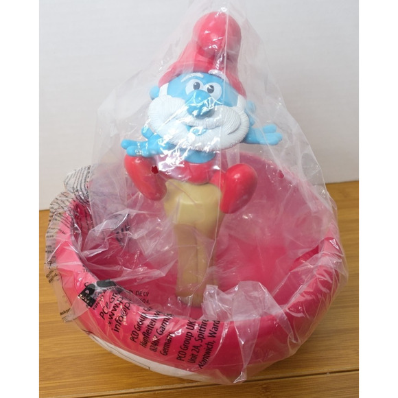 Smurfs Movie 2025 Regal Cinema Popcorn Bucket Papa Smurf Mushroom NEW & SEALED! - Picture 1 of 9